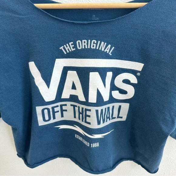 Vans Off the Shoulder Cropped Tee - Picture 2 of 5